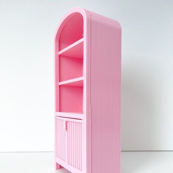 Armoire for Dolls 1:6 Scale Baby Pink Furniture 12” Barbie Integrity Blythe - Picture 2 of 7